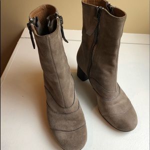 Chloe suede Lexie booties